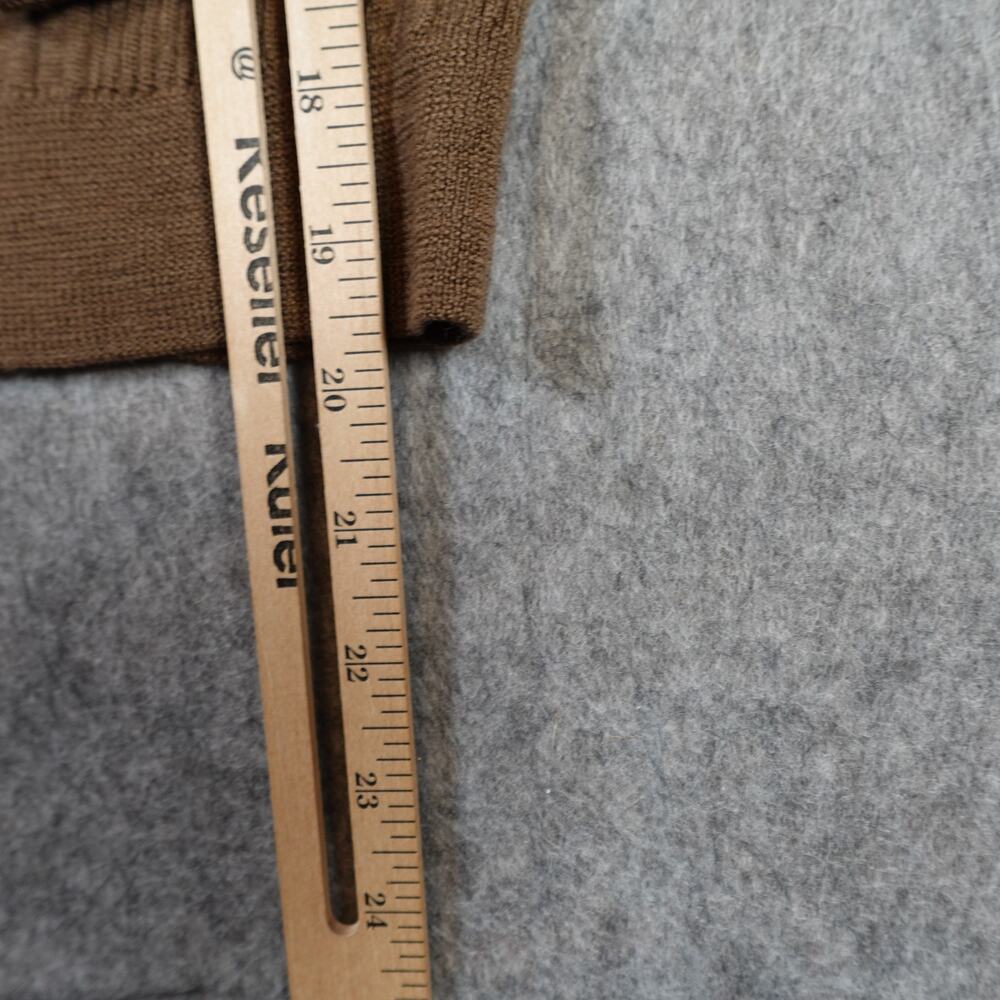Reformation Chocolate Brown Ribbed Polo Knit - Picture 8 of 9